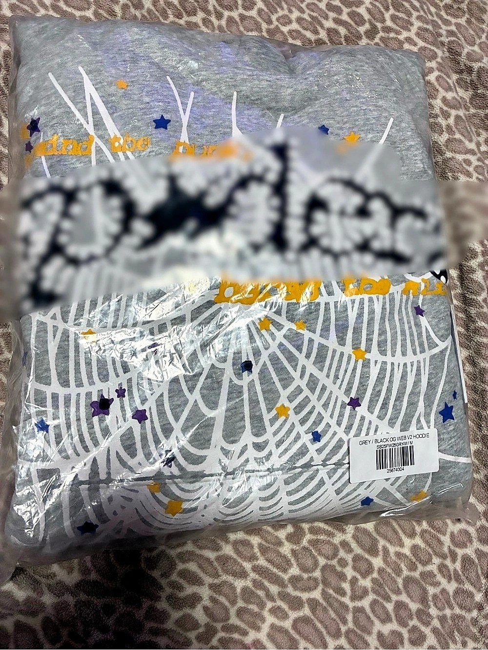 Gray & White Graphic hoodie NWT